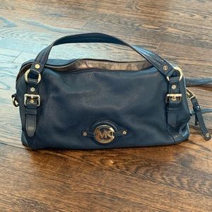 Michael Kors navy blue hand bag